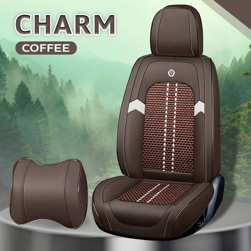 Full Set Universal Breathable Waterproof Leather Seat Covers for Cars & SUVs | AngelToShop™