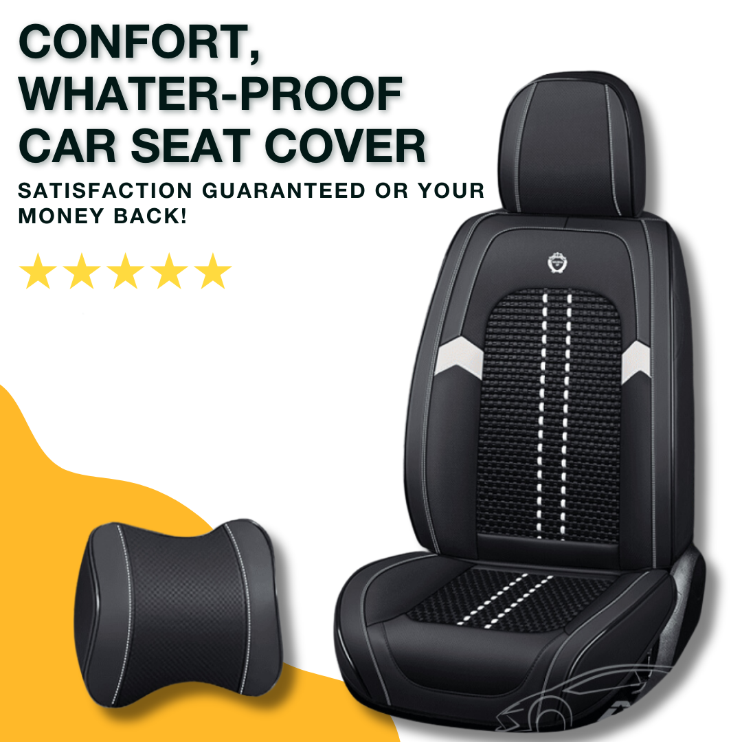 Full Set Universal Breathable Waterproof Leather Seat Covers for Cars & SUVs | AngelToShop™