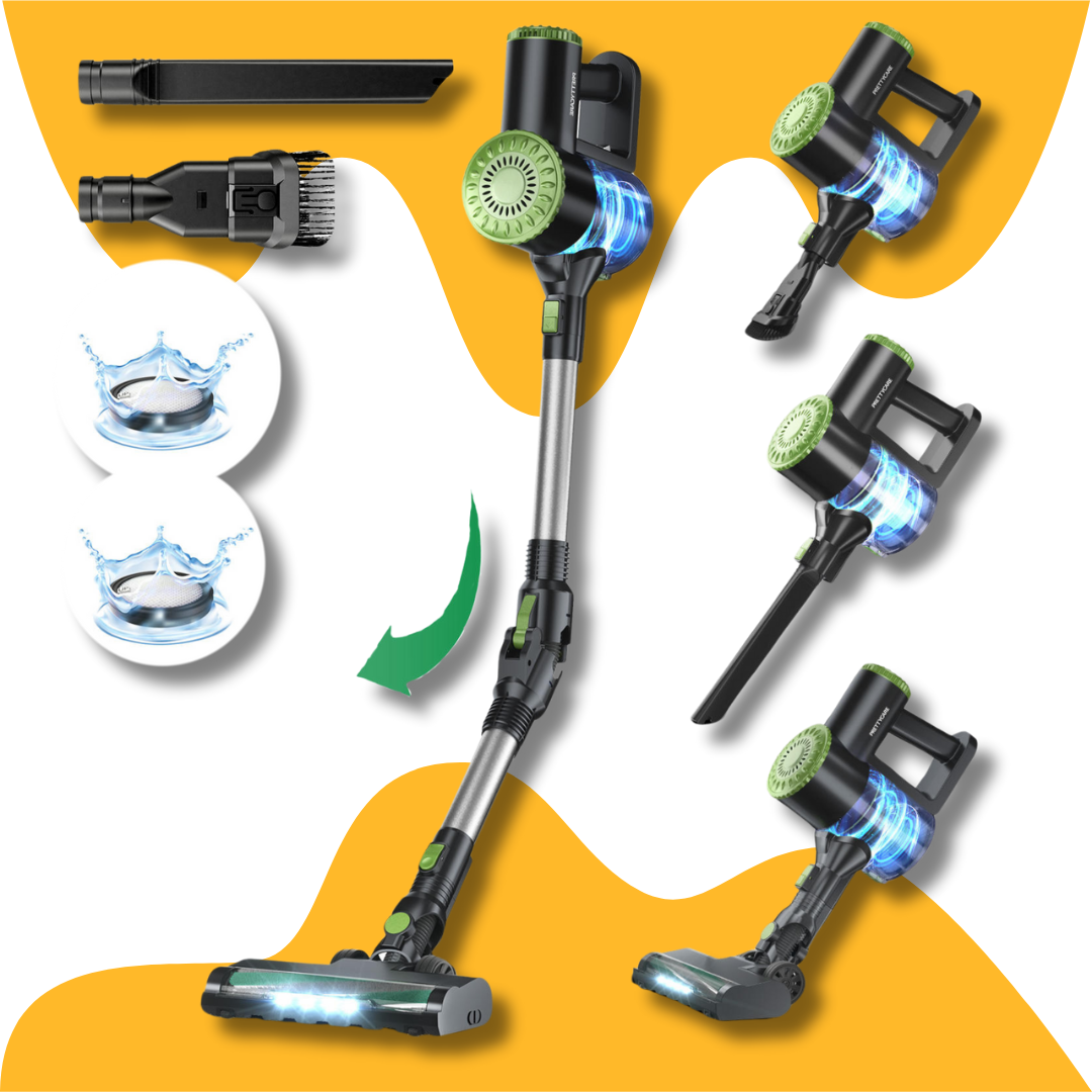 PRETTYCARE Cordless Vacuum Cleaner – Lightweight, Powerful, and Versatile | AngelToShop™